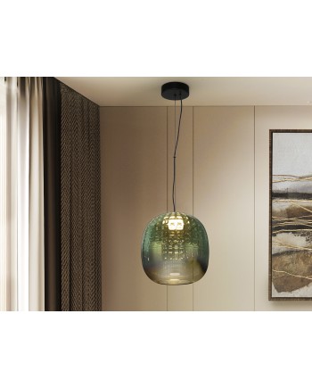 MARES- LAMPARA 1L VERDE/NEGRO D23